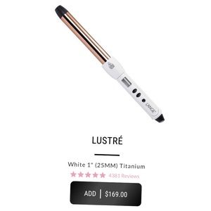 L’ange 25mm Lustre titanium digital wand (white)